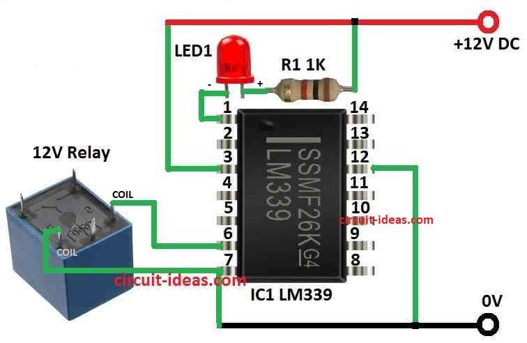 Simple Magnetic Field Sensor Circuit Diagram