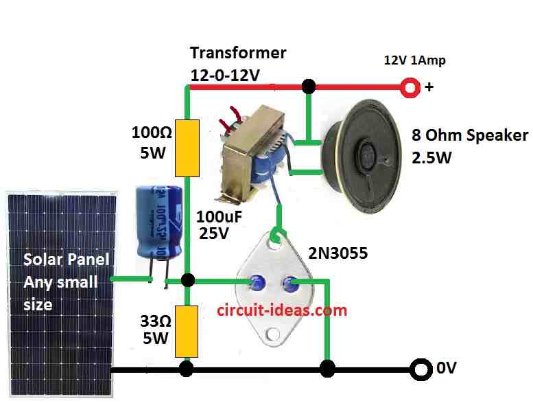 Simple Li-Fi  Receiver Circuit Diagram