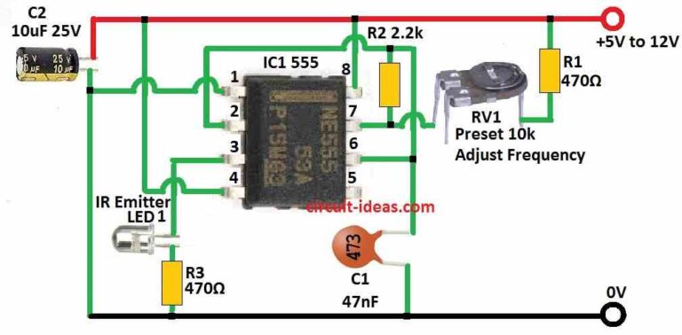 Simple Infrared (IR) Intruder Alarm Circuit - Circuit Ideas for You