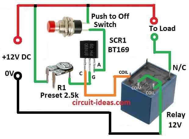 Simple DC Over Voltage Protector Circuit Diagram