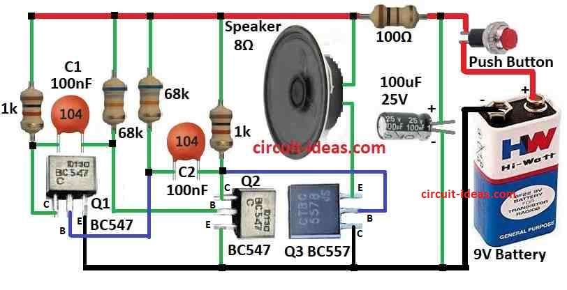 Fog Horn Circuit Diagram