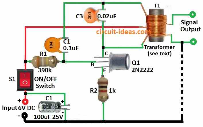 Simple Hartley Oscillator Circuit Diagram