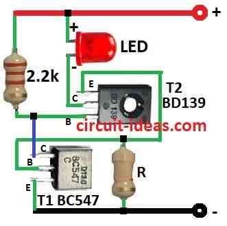 Simple LED Constant Current Circuit Diagram