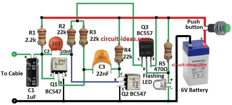 Cable Tracer Transmitter Circuit Diagram