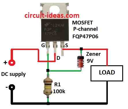 Simple Over Voltage and Reverse Voltage Protection Circuit - Circuit ...