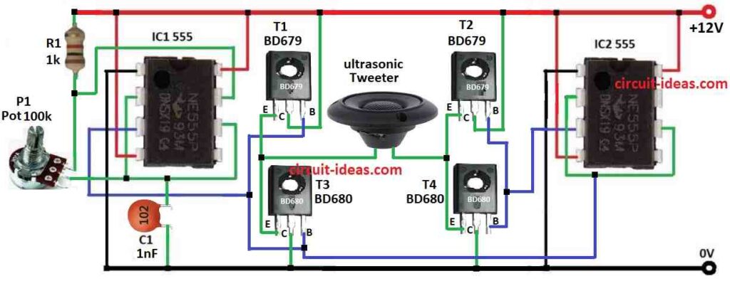 Stop Dog Barking using this IC 555 Circuit Diagram