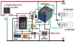 24V Flasher Circuit - Circuit Ideas for You