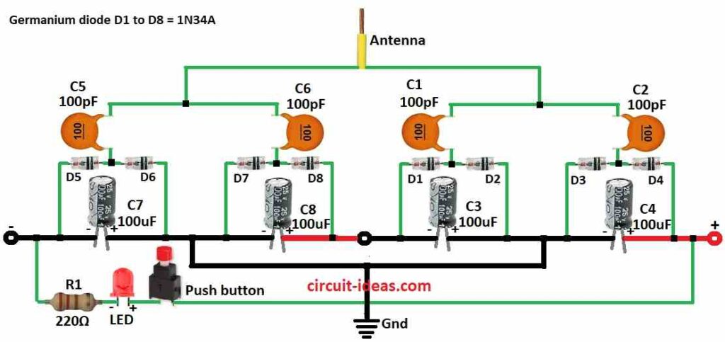 Simple Free Energy From Air Circuit Diagram