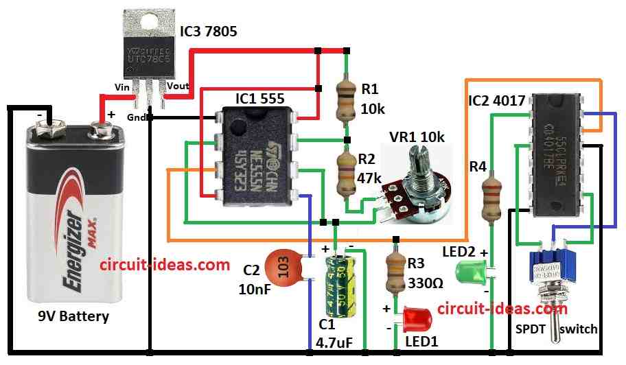 Simple Frequency Divider Circuit Diagram