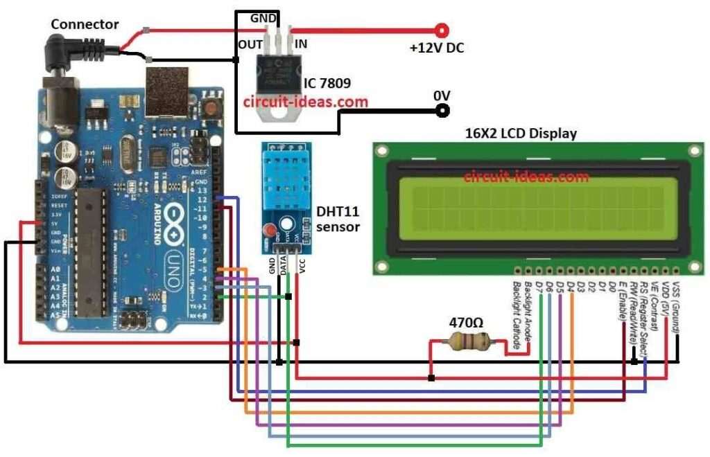 How to Measure Humidity and Temperature using Arduino and DHT11