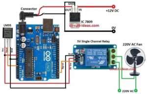 DIY Temperature-Controlled Fan Circuit with Arduino - Circuit Ideas for You