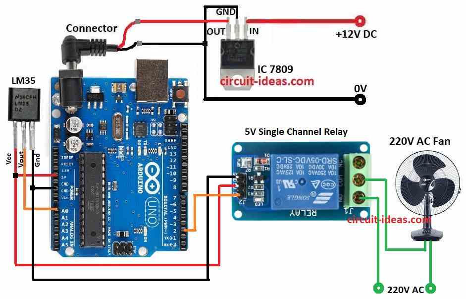 DIY Temperature-Controlled Fan Circuit with Arduino