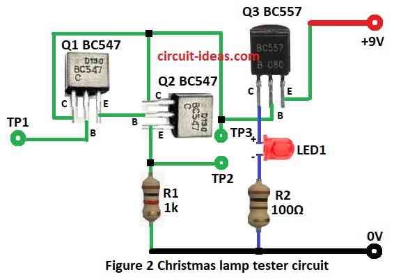 Christmas lamp tester circuit