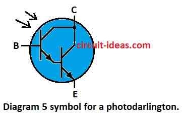 symbol for a photodarlington circuit