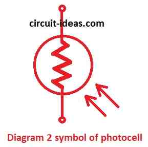 symbol of photocell circuit diagram