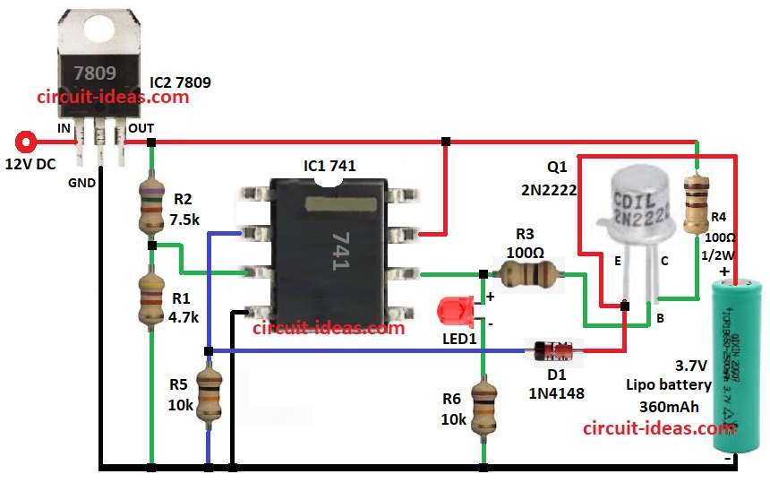 How to Build a LiPo Battery Charger Circuit Diagram