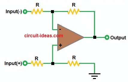 Analog circuit diagram
