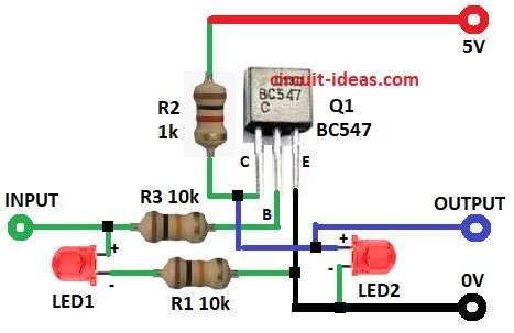 How to Make a NOT Gate Circuit Diagram with Transistor