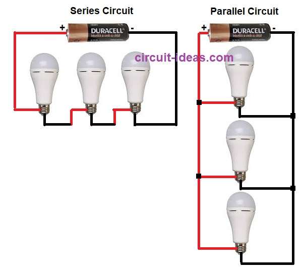 Two type of Analog Circuit are series circuit and parallel circuit diagram