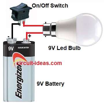 Simple DC Bulb Circuit Diagram