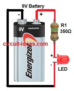 Simple LED Circuit Diagram