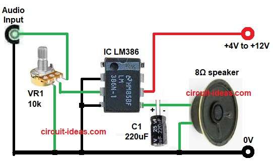 20 times voltage gain circuit diagram